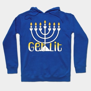 Get Lit - Hanukkah Menorah Hoodie